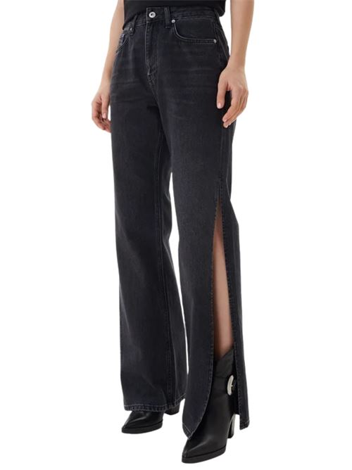 Jeans dritto wide leg con spacchi laterali Karl Lagerfeld jeans | B1W100721BJ